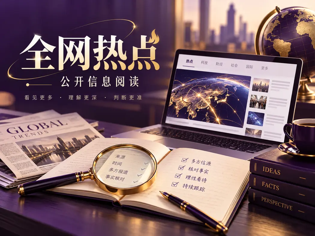 全网热点主题编辑插画